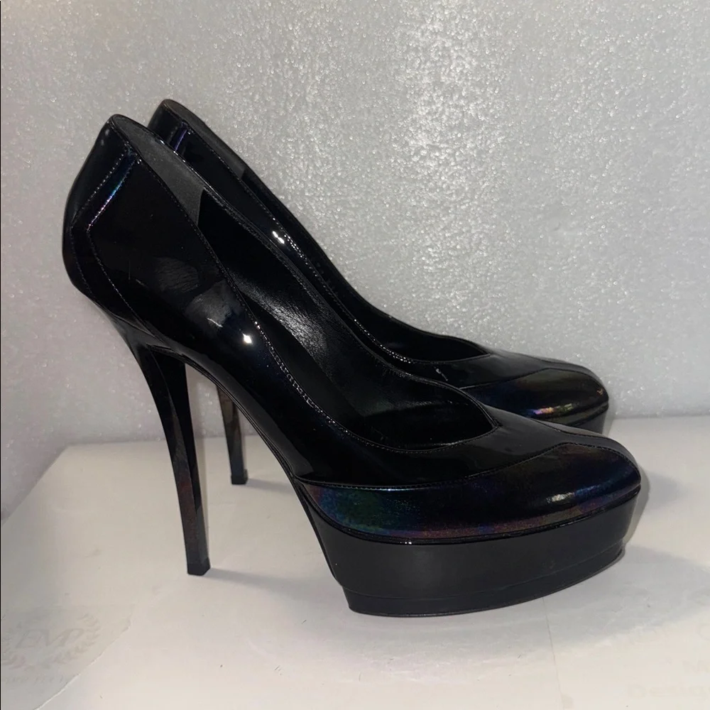 Elegant Gucci Oil Slick Platform Stiletto size 37,5 - Picture 7 of 16